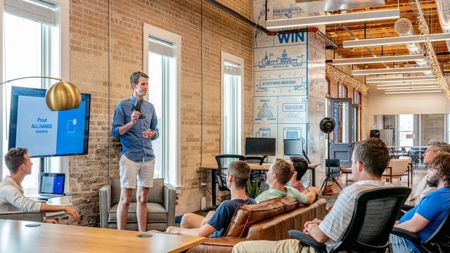 Man teaches group to help with retention and recruiting